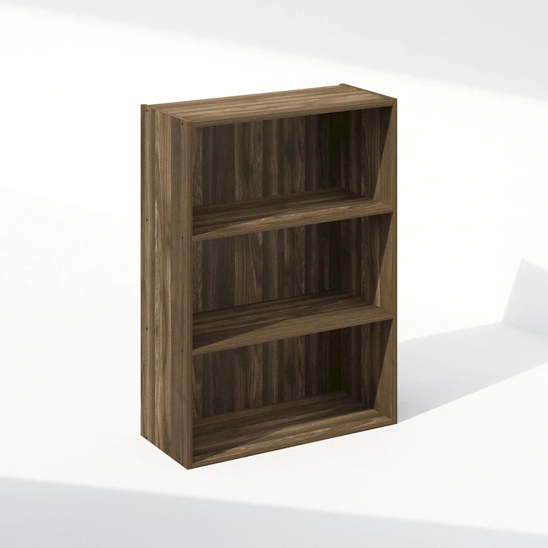 Estantería sencilla abierta, libreros, de 3 niveles