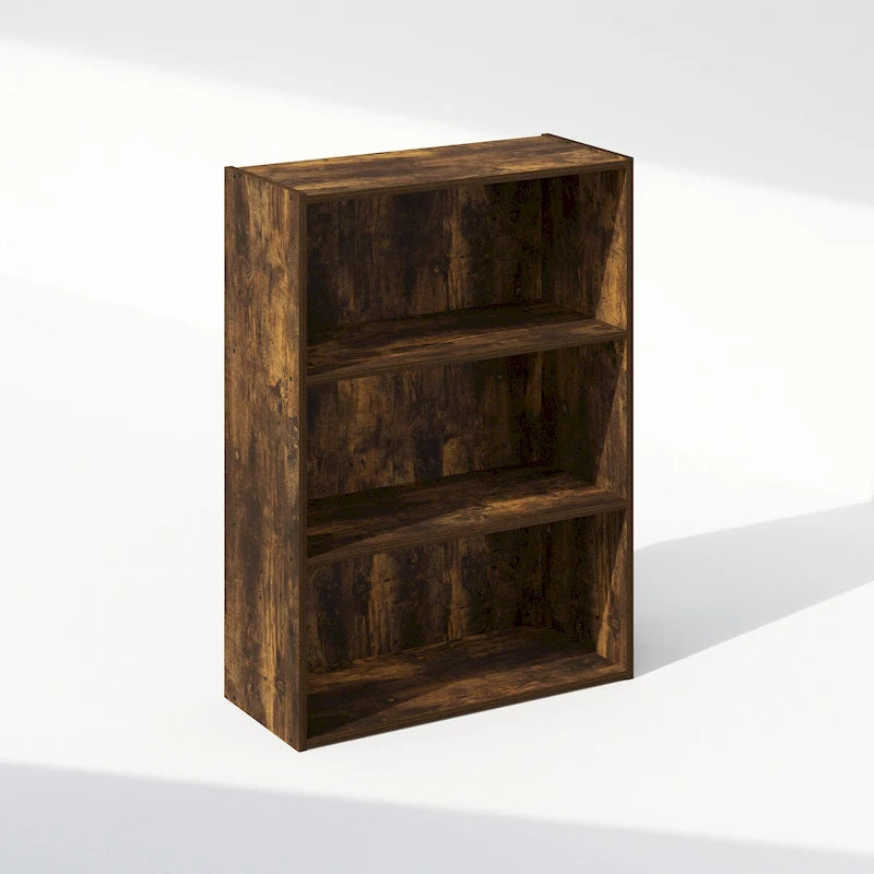 Estantería sencilla abierta, libreros, de 3 niveles