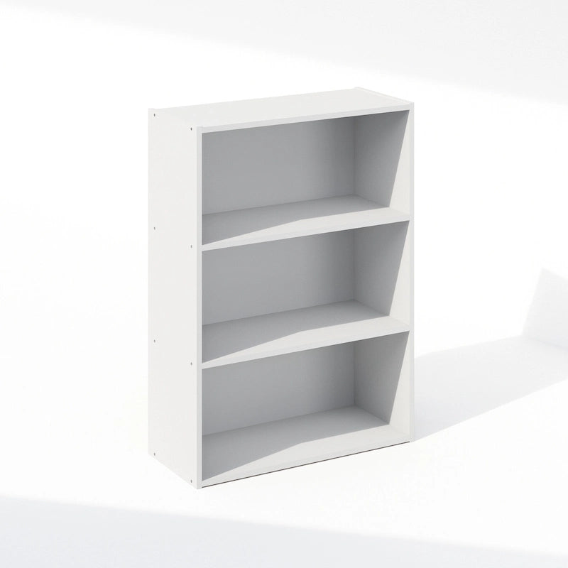 Estantería sencilla abierta, libreros, de 3 niveles