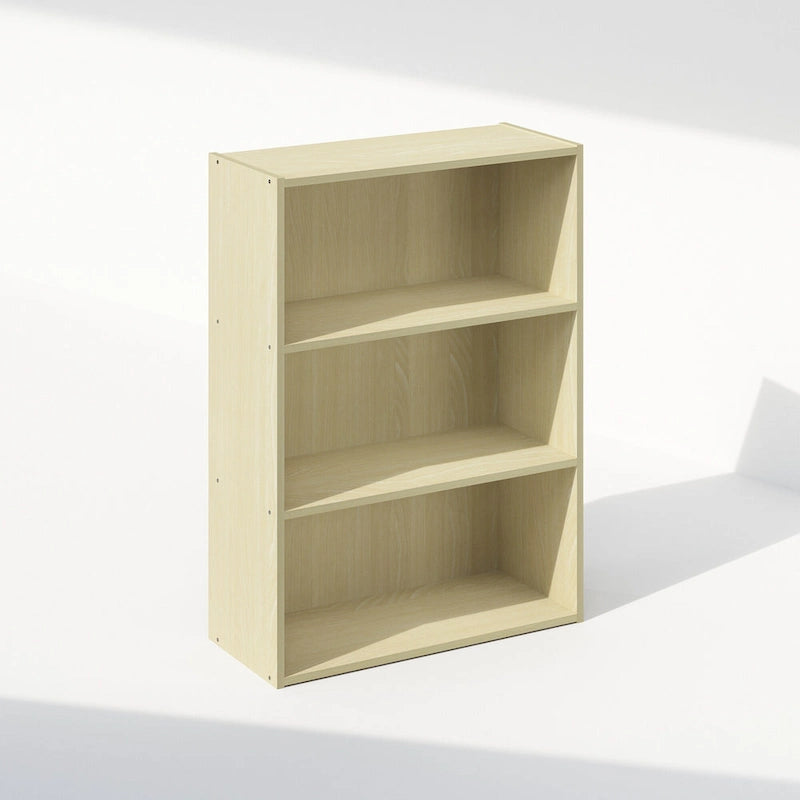 Estantería sencilla abierta, libreros, de 3 niveles