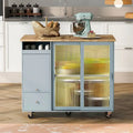Carrito de cocina plegable con luces LED