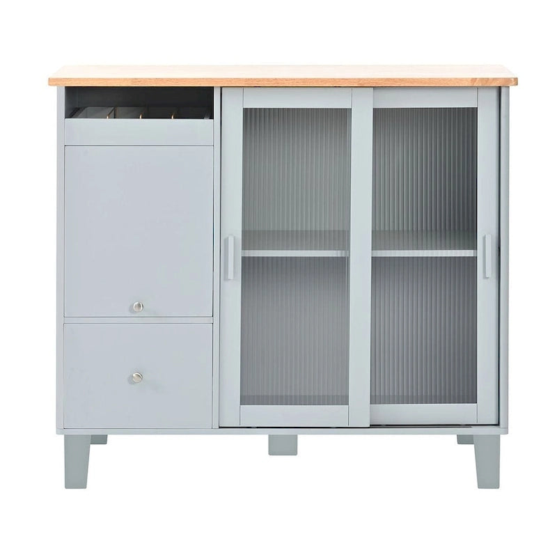 Carrito de cocina plegable con luces LED