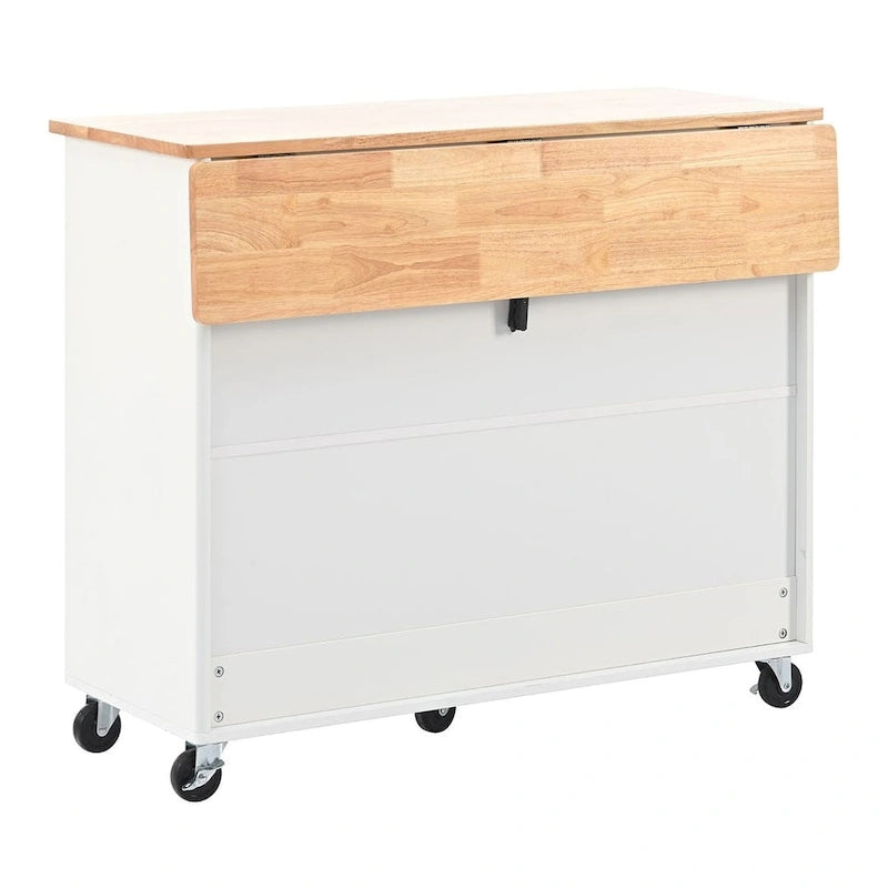 Carrito de cocina plegable con luces LED