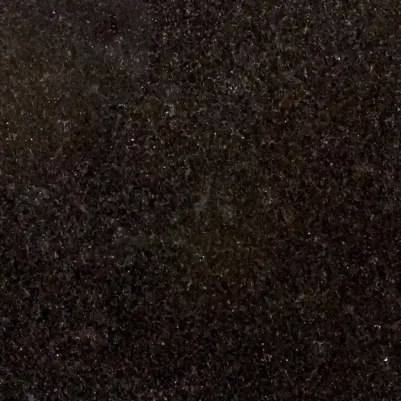 Isola da cucina portatile Alexandria con piano superiore in granito nero massello, finitura mogano vintage - 18d x 31w x 33.5h